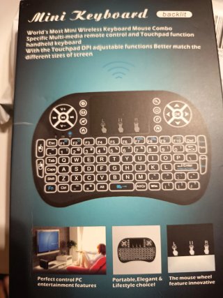 Mini tastiera wireless con touchpad