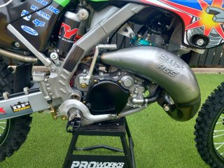 Kawasaki  kx 125.  SplitFire Motocross KYB Pro Cir