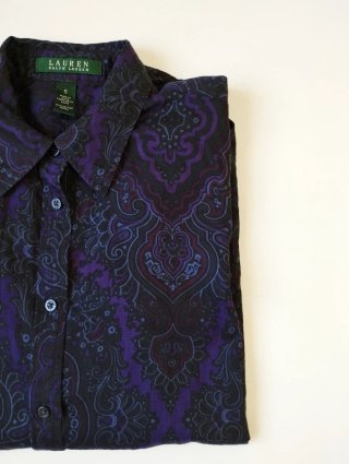 Camisa Ralph Lauren Estampada Mujer Talla S