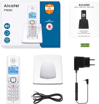 Alcatel F530 - Telefono cordless con blocco avanzato delle chiamate