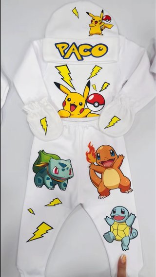 Conjunto bebé Pokémon PACO