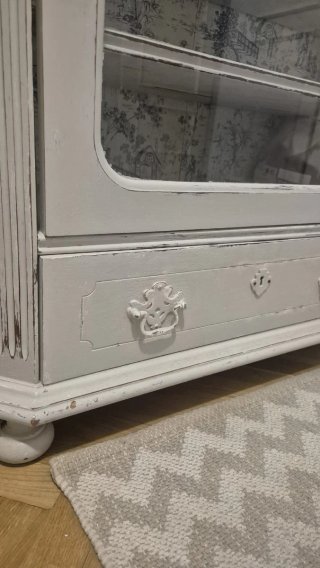 Vitrina Provenzal restaurada Toile de Jo