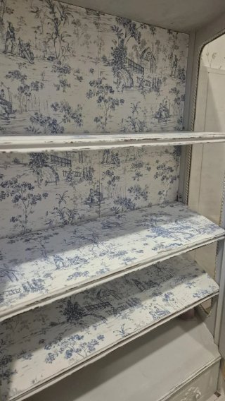 Vitrina Provenzal restaurada Toile de Jo