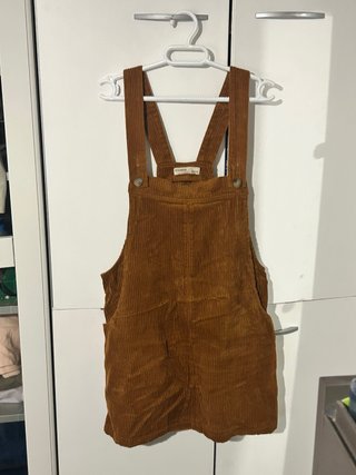 Vestido Peto marrón