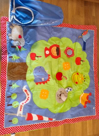 Lona de juego infantil con bolsa