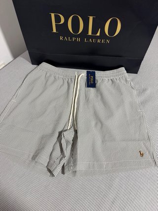 Bañador Polo Ralph Lauren Rayas Grises Talla L