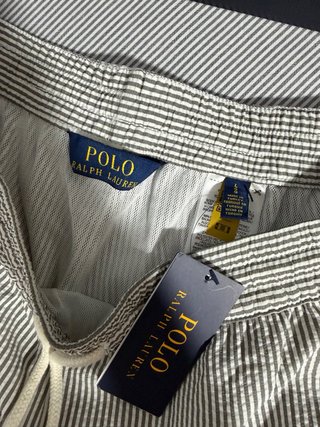 Bañador Polo Ralph Lauren Rayas Grises Talla L