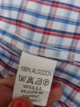 Camisa hombre T 3-4XL. VER medidas
