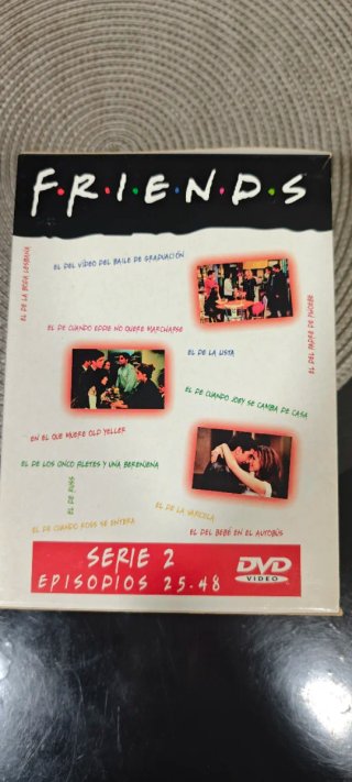 Pack DVD Friends Temporada 2 (Episodios 25-48)