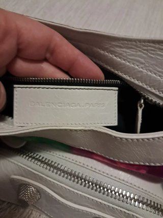 Borsa Balenciaga City a fiori