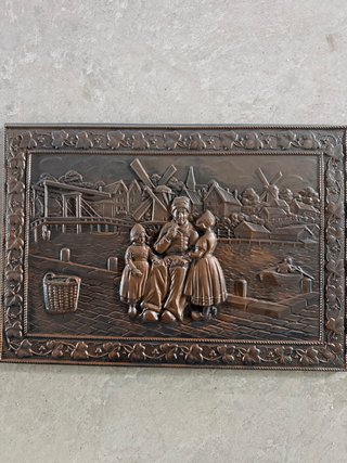 Cuadro de bronce