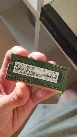 Memoria RAM portátil DDR3 1GB UNIFOSA