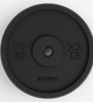 Discos de pesa 10kg Decathlon