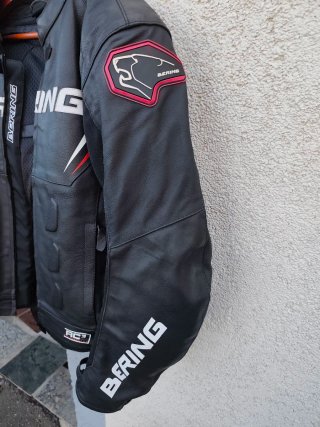 Cazadora Bering AC3 Moto Negra