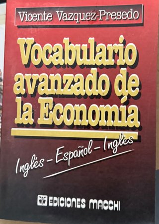 Vocabulario avanzado de Economía inglés-español