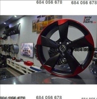 Llanta Rotor Red Candy Audi