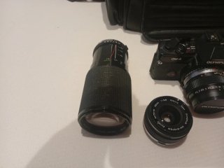Olympus OM-4 Cámara Completa + Accesorios