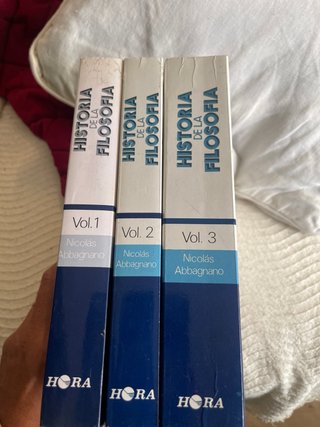 Historia filosofia I-III de Abbagnano