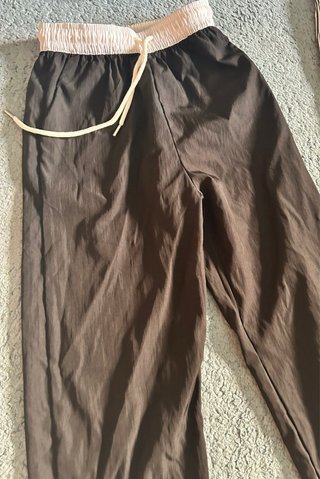 2 Pantaloni freschi estivi lunghi neri bianchi