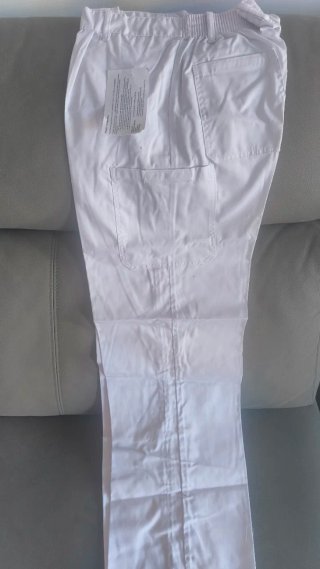 Confezione da 5 pantaloni da lavoro bianchi del gruppo HELIOS