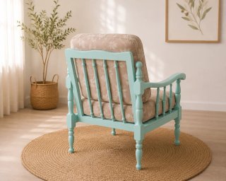 Conjunto mesa baja y 2 butacas