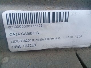 CAJA CAMBIOS LEXUS IS200 (GXE10) 2.0 Premium
