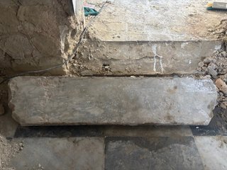 Peldaño/escalón Mármol Carrara Antiguo 140cm