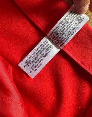 Zara Shorts Rojos Tiro Alto Talla S