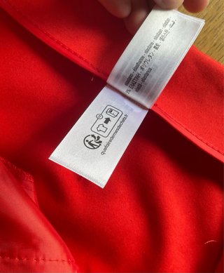 Zara Shorts Rojos Tiro Alto Talla S