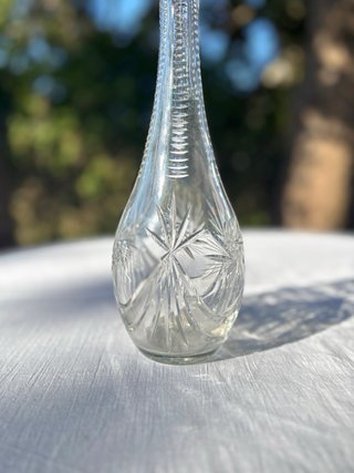 Licorera Vintage Cristal Tallado