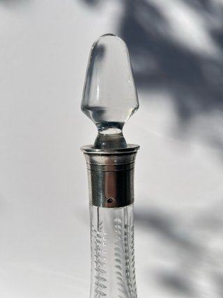 Licorera Vintage Cristal Tallado