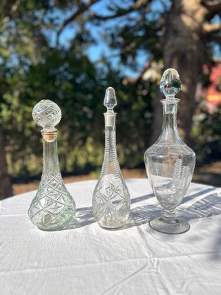 Licorera Vintage Cristal Tallado