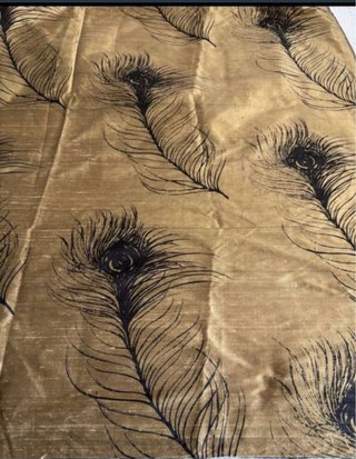 Tela de seda con estampado