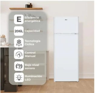 Frigorífico Nilson 2 Puertas Blanco NF145500E