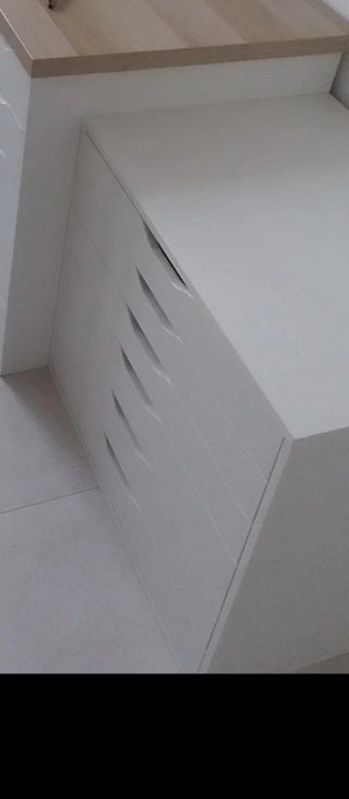 Cajonera baja Ikea Alex blanca