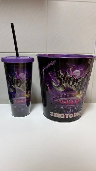 Vaso y Palomitero Ghost 2 Big To Rig
