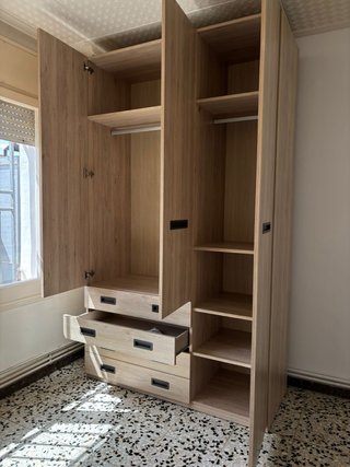 Armario 3 puertas madera