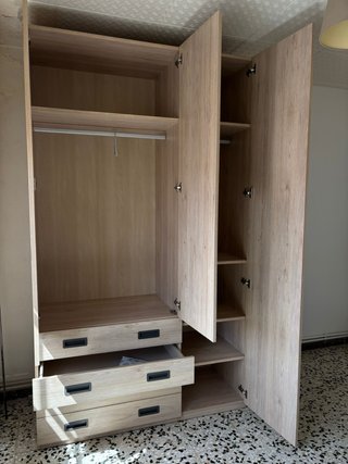 Armario 3 puertas madera