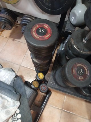 Mancuernas Bodytone 22.5kg y 12.5kg