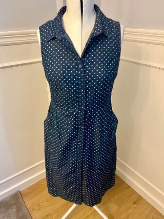 Vestido retro lunares pin up botones