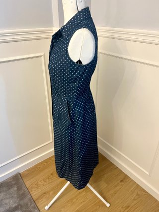 Vestido retro lunares pin up botones
