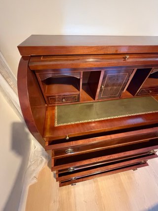 Bureau de marqueteria de Nogal vintage