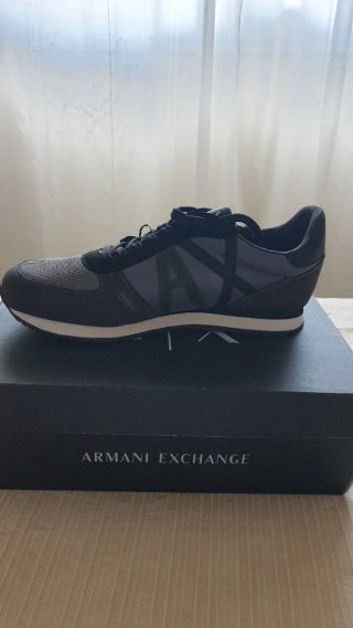 Zapatillas Armani Exchange negro y gris