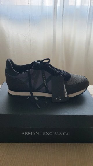 Zapatillas Armani Exchange negro y gris