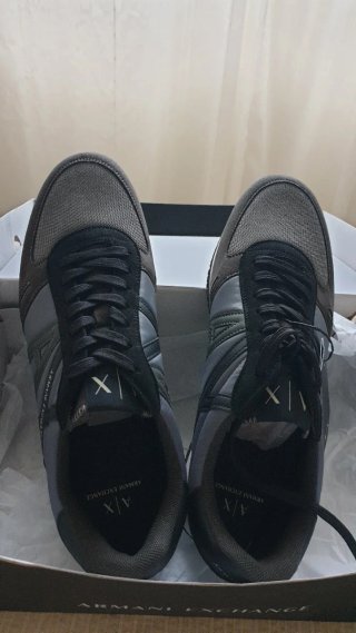Zapatillas Armani Exchange negro y gris