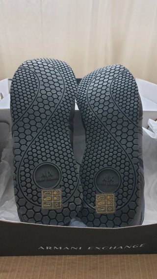 Zapatillas Armani Exchange negro y gris