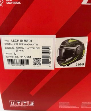 Casco LS2 FF910 Como nuevo.