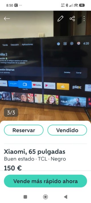 Televisor Negro
