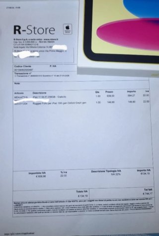 iPad 11 WiFi 256GB - Nuovo