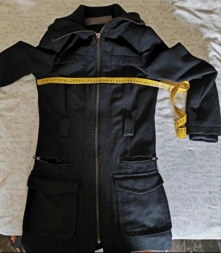 Abrigo Zara Negro